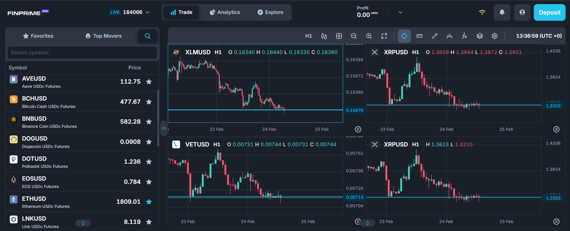 A complete overview of the trading terminal and its functionality.