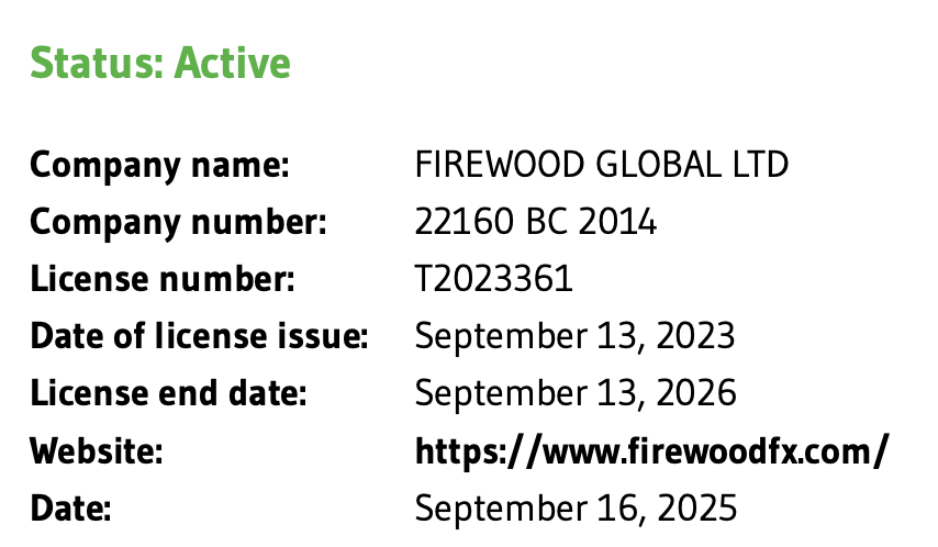 The project is licensed by an offshore regulatory commission.